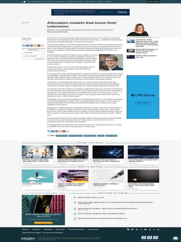 Allocation Models That Know Their Unknowns | PDF | Machine Learning ...