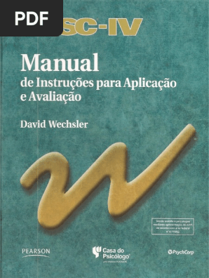 Wisc IV - Manual de Aplicação | PDF