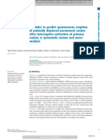 2020 Sharma Variables to predict spontaneous eruption