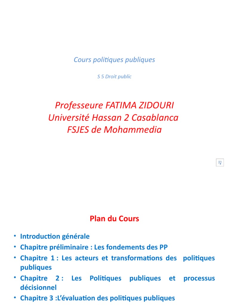 Introduction aux politiques publiques | PDF, image size:768x1024