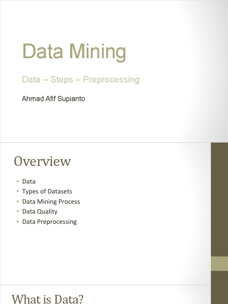 Data Mining Process Overview | PDF | Sampling (Statistics) | Applied ...