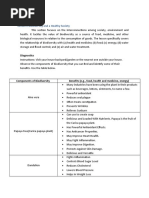 Lesson 2 Biodiversity and A Healthy Society: Diagnostics