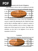 3.5 Impact of Proposal On The Pursuit of Happiness