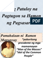 Ang Patuloy Na Pagtugon Sa Hamon NG Pagsasarili