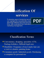 Classification of Services