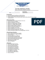 Trinity Biotech Amax 190-200 - Maintenance Checklist