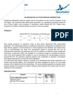 Technical Data Sheet Arquad MC 210: Guideline Formulation On Arquad MC 210 For Surface Disinfection