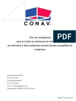 Plan de Contingencia Para El Control Derrames de Hidrocarburos CONAV