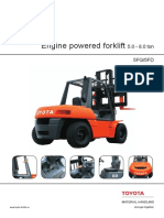 Engine Powered Forklift: 5.0 - 8.0 Ton 5FG/5FD