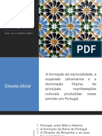 Introdução À Cultura Portuguesa I - Apresentação e Reflexão Inicial