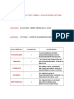 Aplicación de Factores 9126 en La Evaluación de