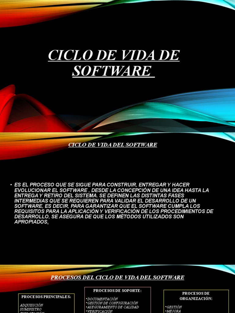 Ciclo de Vida de Software | PDF | Software | Diseño