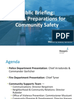 Public Briefing Plans for Community Safety