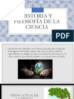 Historia y Filosofía de La Ciencia