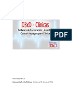 Sistemas D3xD, C.A. Sistemas D3xD - D3xD Clinicas-Revisión Del 01 de Julio Del 2011