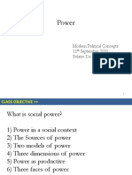 Power: Modern Political Concepts 11 September 2020 Solano Da Silva