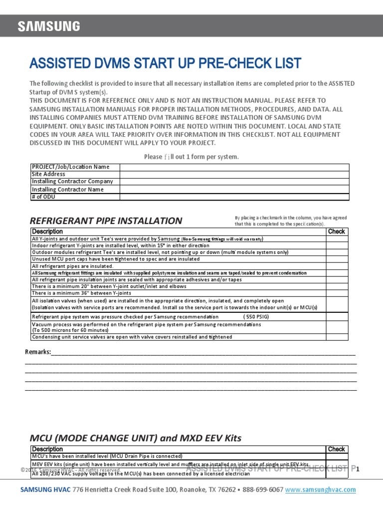 pre-commissioning-check-list-samsung-dvms-pdf-electrical-wiring