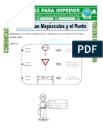 Ficha Uso de Las Mayusculas para Tercero de Primaria