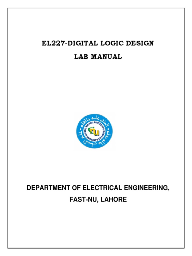 DLD Lab Manual | PDF | Logic Gate | Digital Electronics