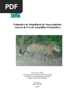 Estimativa da Abundância de Onças-pintadas Através do Uso de Armadilhas Fotográficas