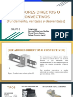 Secadores Directos o Convectivos