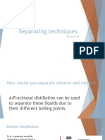 Separating Techniques: by Zain Ali, 9B