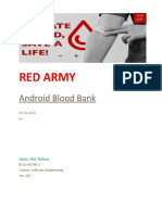 Red Army Android Blood Bank App