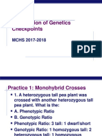 Gen Bio 2 Compilation of Genetics Checkpoints and Exercises