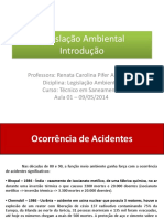 Aula 09-05-2014 Introdução - Questões Ambientais e Legais