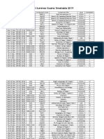 Provisional A Level Summer Exams Timetable