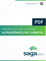 Manual Medidor de Vazão Ultrassônico de Carretel