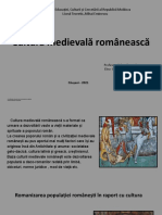 Cultura Medievală Românească