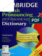 Cambridge English Pronouncing Dictionary, 17th Edition