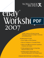 Ebay Workshops: Workshop Titles