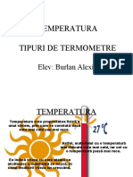 tipuri de termometre