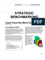 Learn from the Best with Strategic Benchmarking
