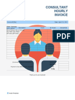 Consultant Hourly Invoice Template