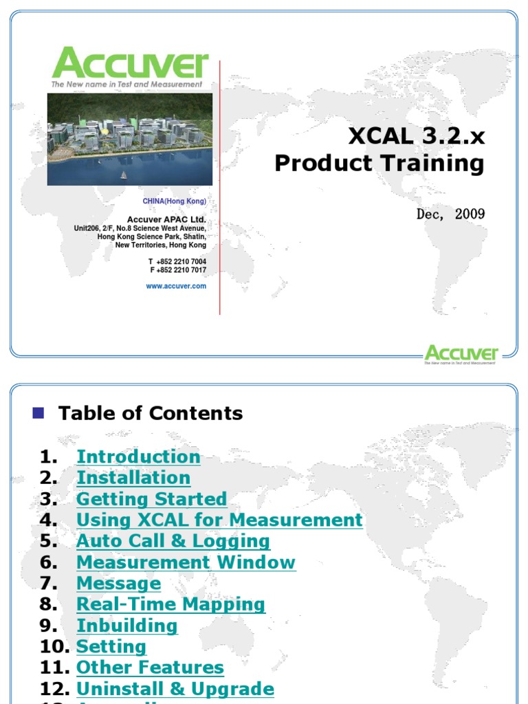 XCAL 3.2.x Product Training Overview | PDF | Usb | File Transfer Protocol