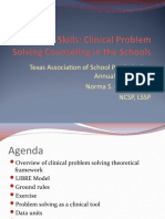 Texas School Psychologists Conference Clinical Problem Solving