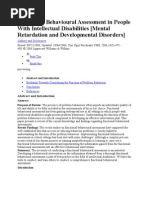 Download Functional Behavioural Assessment in People With Intellectual Disabilities by TineLawrence SN50360327 doc pdf