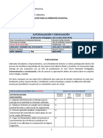 Autoevaluación y Coevaluación Del II Momento 2020-2021