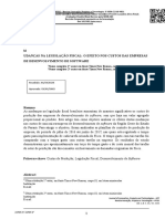 Mudanças Na Legislação Fiscal