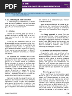 Séance 4 - Cours de Psychosociologie des Organisations 2020 (PL 2)