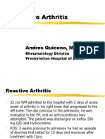 Reactive Arthritis: Andres Quiceno, MD