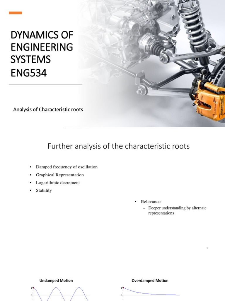 Dynamics of Engineering Systems Analysis | PDF | Mechanical Engineering ...