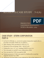 Accounts Case Study 5-1 (A) : Presented By: Sakshikhurana (931) Surya Prabha