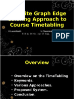 Bipartite Graph Edge Coloring Approach To Course Timetabling