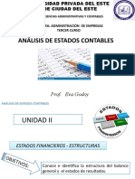 Unidad II. Estados Financieros: Estructura Del Balance General y Estado de Resultados