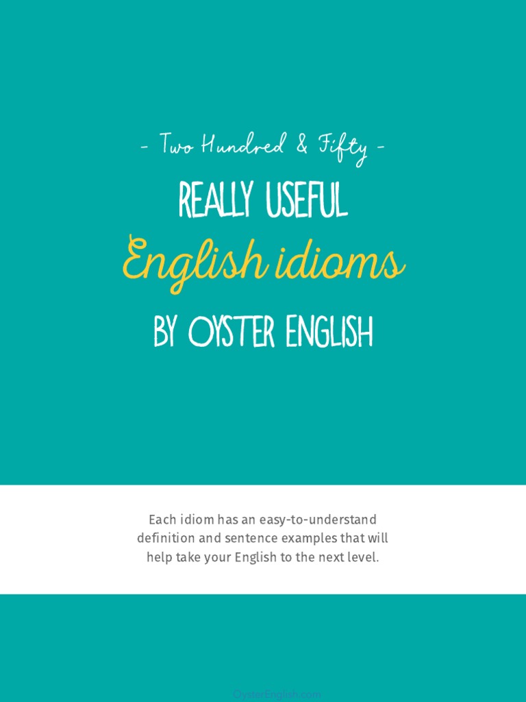 250 Essential English Idioms Guide | PDF | Idiom | English Language
