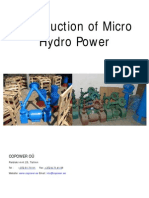 Intruduction of Micro Hydro